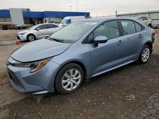 TOYOTA COROLLA LE 2022 with VIN 5YFEPMAE7NP274683 - Photo from auction