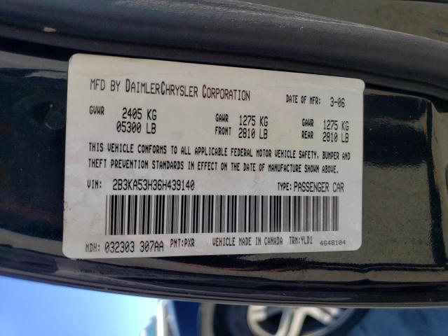 Photo 10 from auction – 2006 DODGE CHARGER R/ with VIN 2B3KA53H36H439140