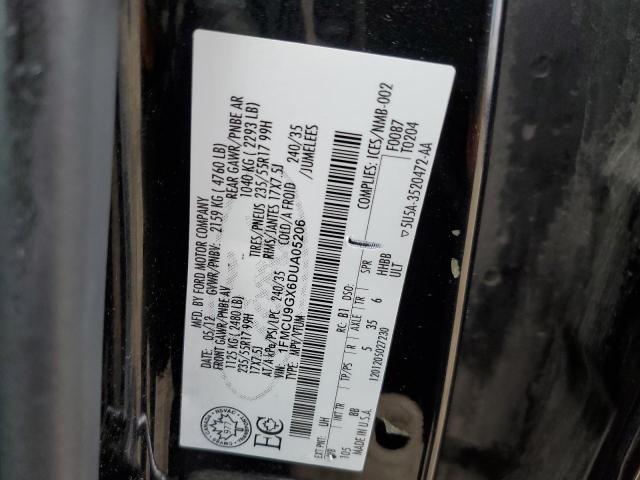 Photo 10 from auction – 2013 FORD ESCAPE SE with VIN 1FMCU9GX6DUA05206