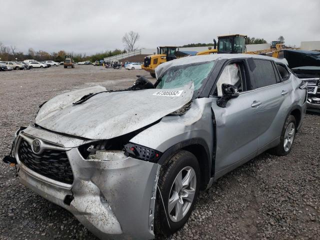 Photo 2 from auction – 2021 TOYOTA HIGHLANDER with VIN 5TDZZRAH2MS036894
