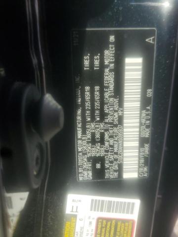 Photo 10 from auction – 2022 TOYOTA HIGHLANDER with VIN 5TDCZRAH4NS095937