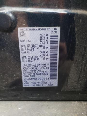 Photo 10 from auction – 2016 NISSAN ROGUE S with VIN 5N1AT2MV8GC920251