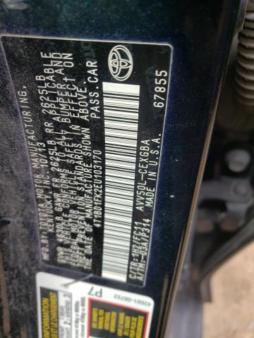 Photo 10 from auction – 2014 TOYOTA CAMRY HYBR with VIN 4T1BD1FK2EU103170