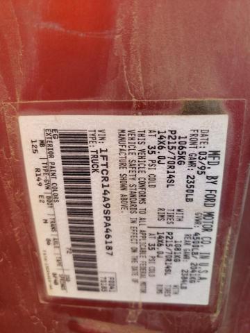 Photo 10 from auction – 1995 FORD RANGER SUP with VIN 1FTCR14A9SPA46187