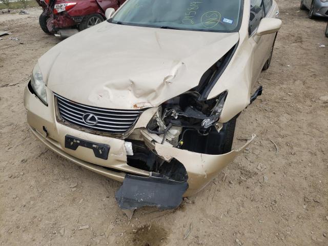 Photo 9 from auction – 2008 LEXUS ES350 with VIN JTHBJ46G482245819