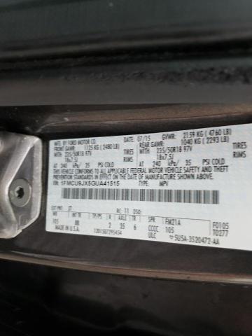 Photo 10 from auction – 2016 FORD ESCAPE TIT with VIN 1FMCU9JX5GUA41515