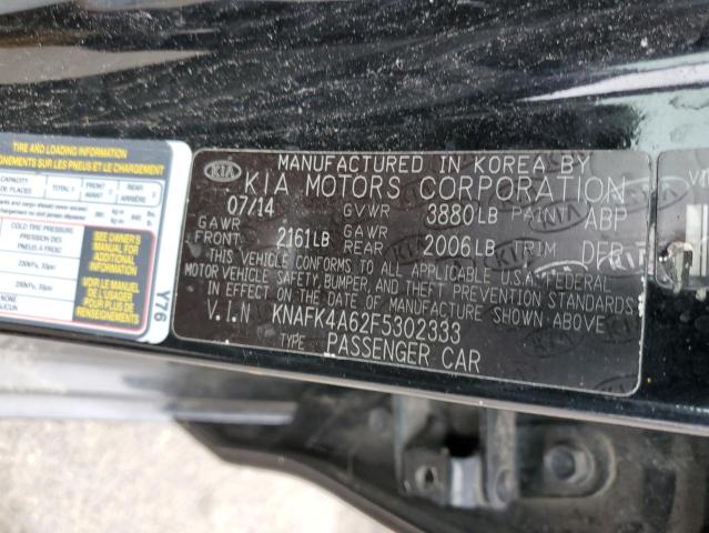 Photo 10 from auction – 2015 KIA FORTE LX with VIN KNAFK4A62F5302333