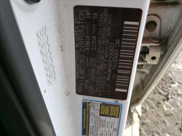 Photo 10 from auction – 2014 KIA OPTIMA HYB with VIN KNAGM4AD1E5064051