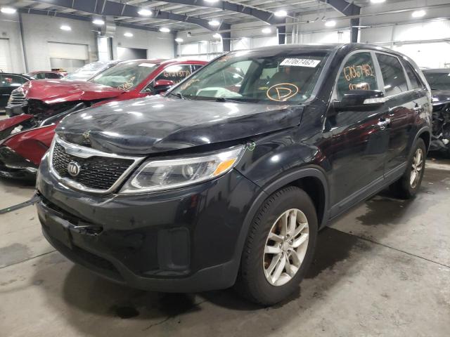 Photo 2 from auction – 2014 KIA SORENTO LX with VIN 5XYKTCA64EG428689