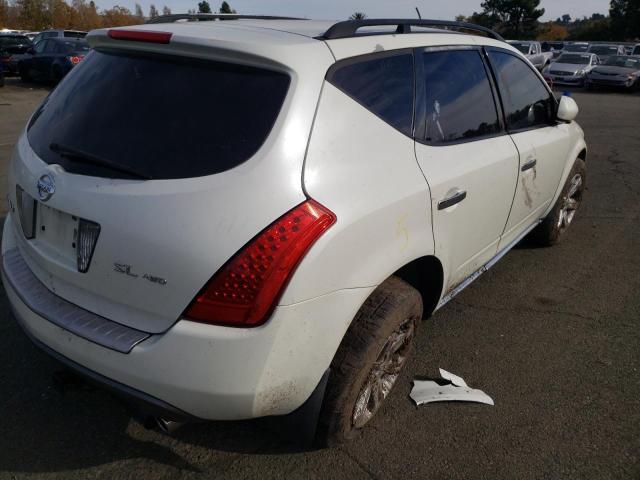 Photo 4 from auction – 2006 NISSAN MURANO SL with VIN JN8AZ08W66W522757