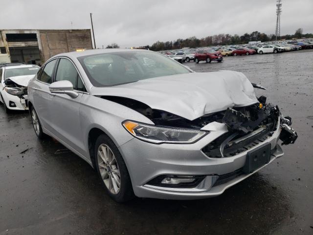 FORD FUSION SE 2017 with VIN 3FA6P0LU2HR288030 - Photo from auction