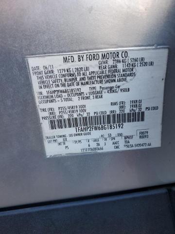 Photo 10 from auction – 2011 FORD TAURUS LIM with VIN 1FAHP2FW6BG185192
