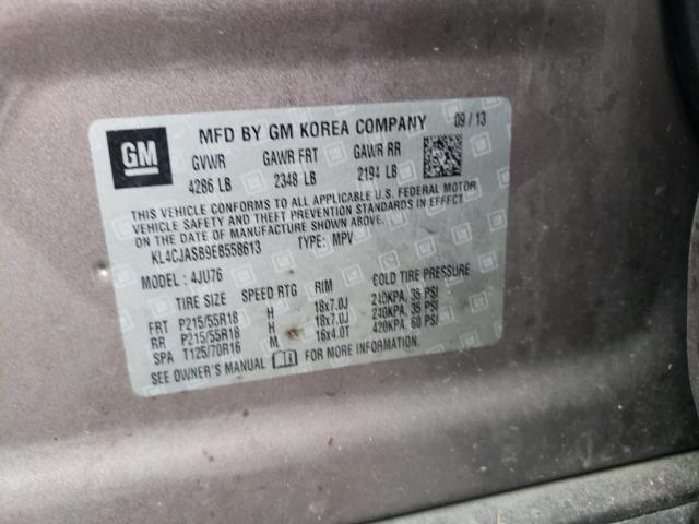 Photo 10 from auction – 2014 BUICK ENCORE with VIN KL4CJASB9EB558613