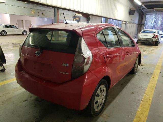 Photo 4 from auction – 2012 TOYOTA PRIUS C with VIN JTDKDTB35C1521199