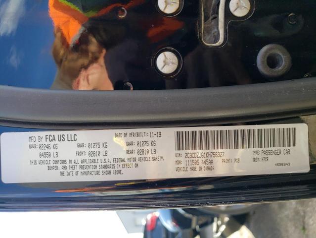 Photo 10 from auction – 2019 DODGE CHALLENGER with VIN 2C3CDZJG1KH756327