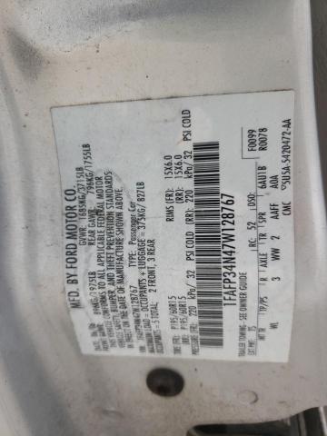 Photo 10 from auction – 2007 FORD FOCUS ZX4 with VIN 1FAFP34N47W128767