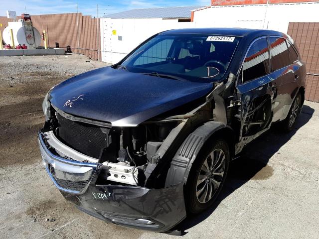 Photo 2 from auction – 2014 ACURA MDX TECHNO with VIN 5FRYD3H6XEB001715