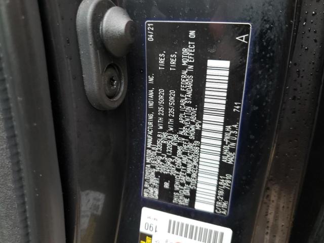 Photo 10 from auction – 2021 TOYOTA SIENNA LIM with VIN 5TDERKEC3MS038819