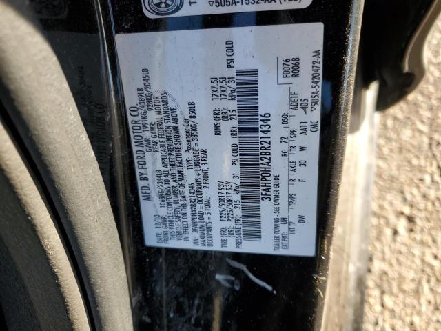 Photo 10 from auction – 2011 FORD FUSION SE with VIN 3FAHP0HA2BR214346