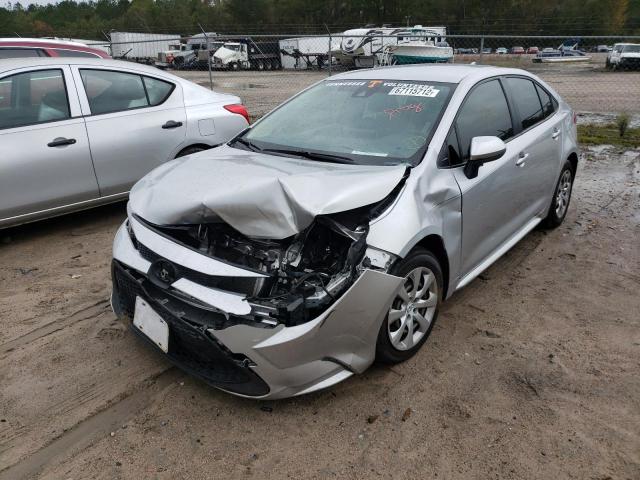 Photo 2 from auction – 2021 TOYOTA COROLLA LE with VIN JTDEPMAE9MJ178704