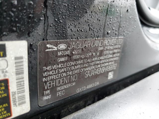 Photo 10 from auction – 2017 JAGUAR XE with VIN SAJAR4BN9HA968762