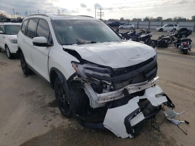 HONDA PILOT BLAC 2022 with VIN 5FNYF6H70NB038553 - Photo from auction