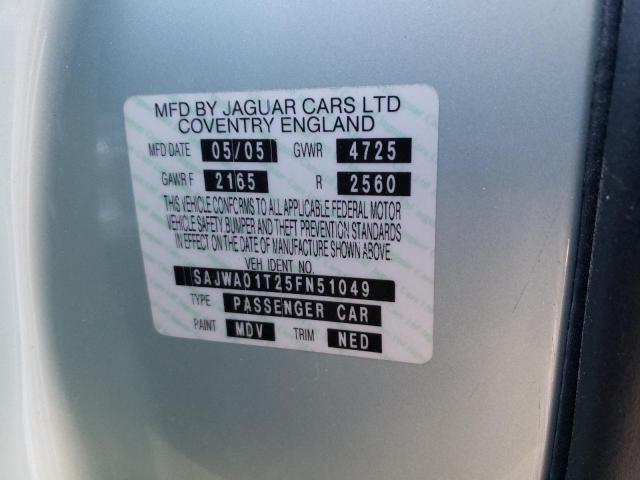 Photo 10 from auction – 2005 JAGUAR S TYPE with VIN SAJWA01T25FN51049