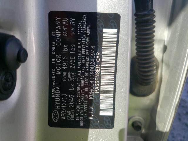 Photo 10 from auction – 2013 HYUNDAI GENESIS 3. with VIN KMHGC4DD9DU240944