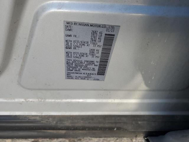 Photo 10 from auction – 2013 NISSAN PATHFINDER with VIN 5N1AR2MM5DC634665