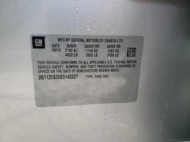 Photo 10 from auction – 2014 CHEVROLET IMPALA LT with VIN 2G1125S35E9143227