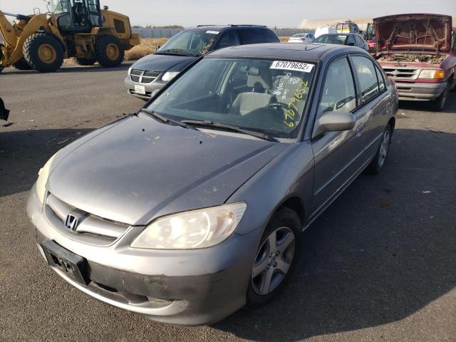 Photo 2 from auction – 2005 HONDA CIVIC EX with VIN JHMES26755S001834