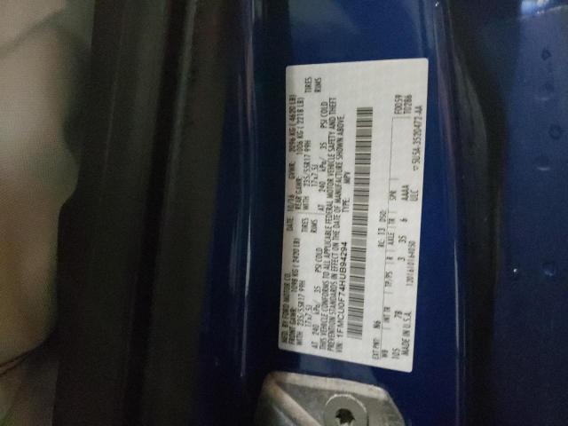 Photo 10 from auction – 2017 FORD ESCAPE S with VIN 1FMCU0F74HUB94294