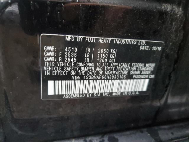 Photo 10 from auction – 2017 SUBARU LEGACY 2.5 with VIN 4S3BNAF66H3033106
