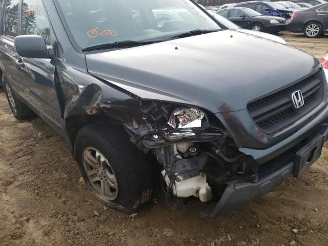 Photo 9 from auction – 2005 HONDA PILOT EX with VIN 2HKYF18485H570577