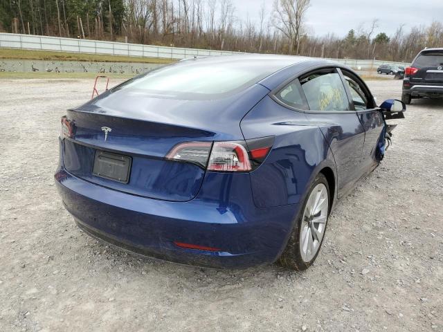 Photo 4 from auction – 2022 TESLA MODEL 3 with VIN 5YJ3E1EA3NF191492