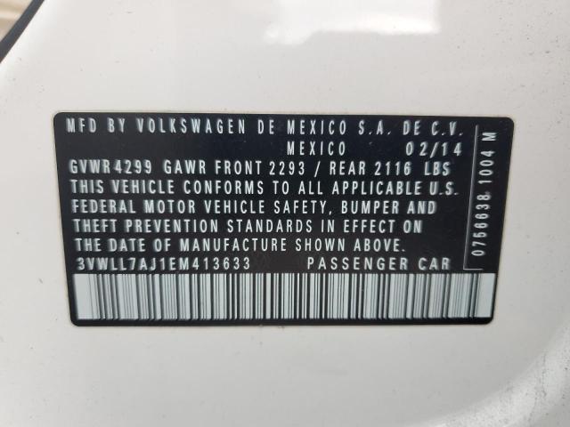 Photo 10 from auction – 2014 VOLKSWAGEN JETTA TDI with VIN 3VWLL7AJ1EM413633