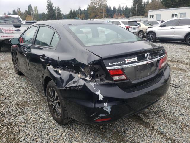 Photo 3 from auction – 2015 HONDA CIVIC EX with VIN 19XFB2F8XFE261620