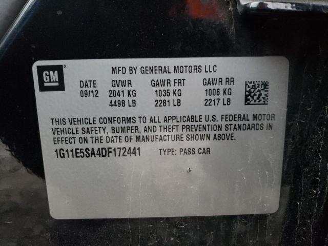 Photo 10 from auction – 2013 CHEVROLET MALIBU 2LT with VIN 1G11E5SA4DF172441