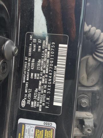 صورة رقم 10 من المزاد - 2013 KIA OPTIMA EX مع VIN 5XXGN4A77DG110759