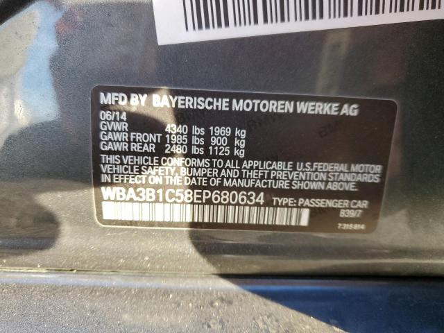Photo 10 from auction – 2014 BMW 320 I with VIN WBA3B1C58EP680634