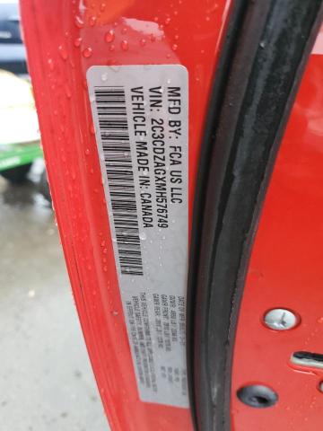 Photo 10 from auction – 2021 DODGE CHALLENGER with VIN 2C3CDZAGXMH576749