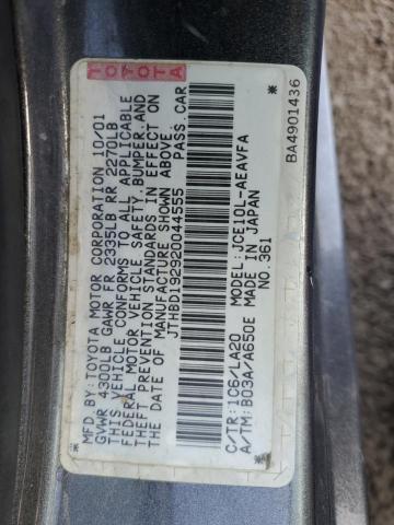 Photo 10 from auction – 2002 LEXUS IS 300 with VIN JTHBD192920044555