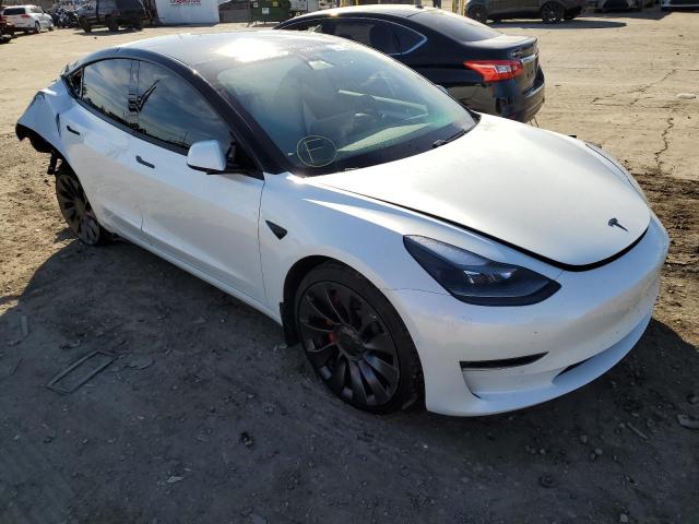 TESLA MODEL 3 2021 with VIN 5YJ3E1EC8MF024304 - Photo from auction