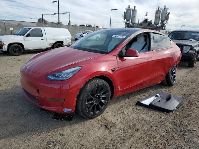 Photo 2 from auction – 2021 TESLA MODEL Y with VIN 5YJYGAEEXMF144414