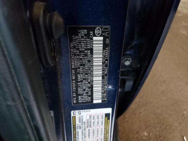 Photo 10 from auction – 2008 TOYOTA COROLLA CE with VIN 2T1BR30E98C904927