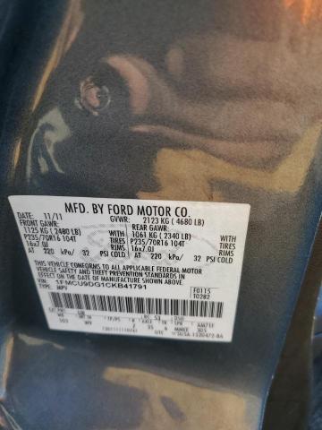 Photo 10 from auction – 2012 FORD ESCAPE XLT with VIN 1FMCU9DG1CKB41791