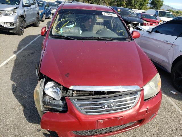 Photo 9 from auction – 2009 KIA SPECTRA EX with VIN KNAFE222695619012