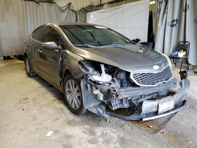 KIA FORTE EX 2014 with VIN KNAFX4A82E5046857 - Photo from auction