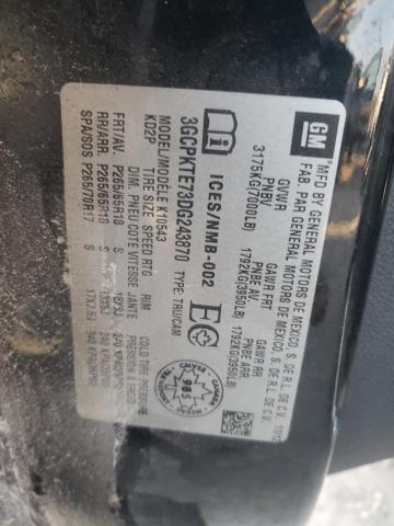 Photo 10 from auction – 2013 CHEVROLET SILVERADO with VIN 3GCPKTE73DG243870