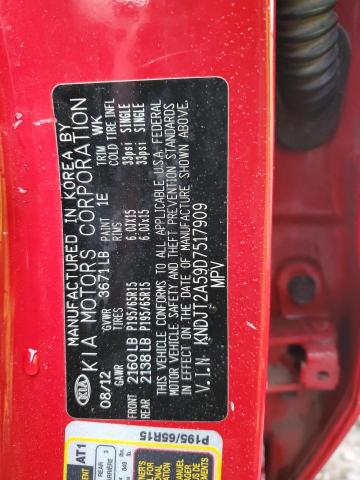 Photo 10 from auction – 2013 KIA SOUL with VIN KNDJT2A59D7517909